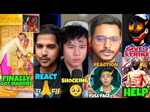 Munna Bhai Got Married 👩‍❤️‍👨 Live React 🙏| Ajju Bhai Again Troll Gyan🤡| FF-Tech Give 2 STRIKE ⁉️