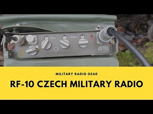 On air HAM RADIO test of the Czech Military Radio RF-10