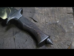Making a fighter knife set, part 2. Arkansas Toothpick.