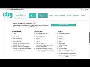 QuickBooks Online Simple Start or Essentials or Plus