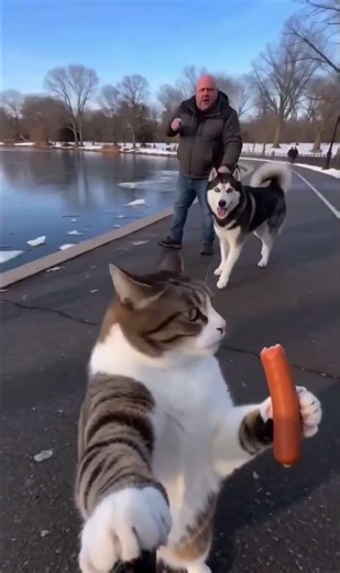He told the cat to stop filming… worst decision of his life.