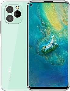 C21 Pro Unlocked Cell Phone, 6.4" HD+ Android 11 Unlocked Smartphone 4GB+64GB 256GB Expandable 21MP Camera 4000mAH Battery 4G Dual Sim Face/Fingerprint ID OTG (Green)