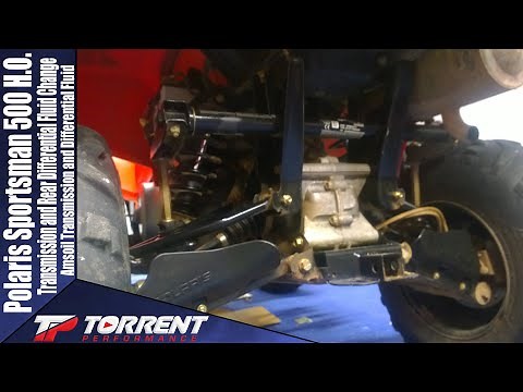 Polaris Sportsman Transmission and Rear Differential Fluid Change