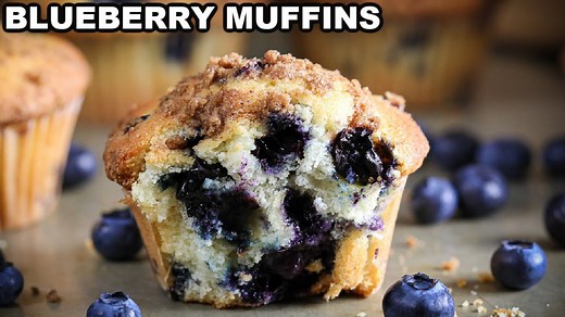 Easy Blueberry Muffins Recipe