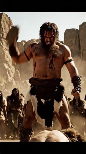 2 Million Years Ago: The Alpha Who Earned His Scars #animals #wildlife #prehistorichumans