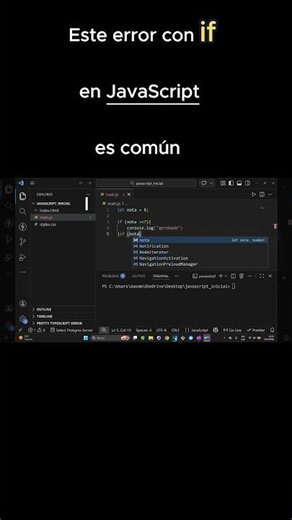 Este error con if en JavaScript pasa todo el tiempo 😬
