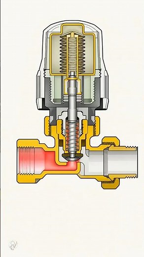 How a Radiator Valve Controls Heat Without Power
