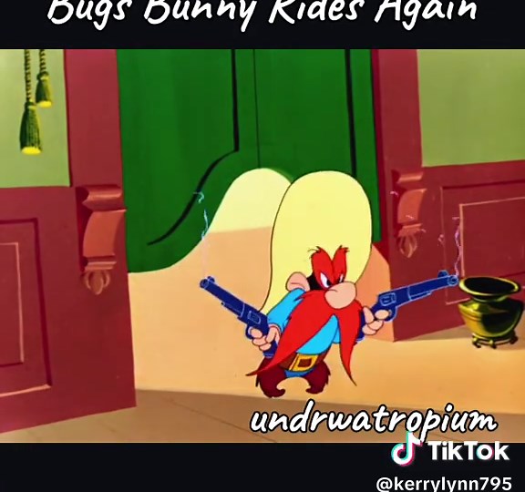 Bugs Bunny Rides Again is a 1948 Merrie Melodies animated short directed by Friz Freleng. The short was released on June 12, 1948, and stars Bugs Bunny and Yosemite Sam. The animated short is both a Western and a parody of the genre's conventions. Voice characterizations are performed by Mel Blanc. #cartoons #vintagecartoons #classicartoons #undrwatropium #merriemelodies