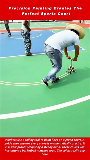 Precision Painting Creates The Perfect Sports Court