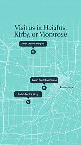 75K views | Meet Swish Dental — top-rated dentist with 3 convenient locations in Heights, Kirby, and Montrose. Book your appointment, and get a free in-office whitening with your dental exam and cleaning! | Swish Dental | Facebook