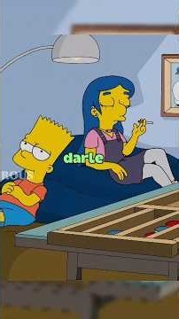 Bart tries to impress Milhouse's cousin #thesimpsons #simpsons #shortvideo