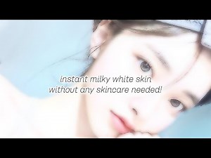 LUXURIOUS MILKY WHITE SKIN mask effect in 1x listen!