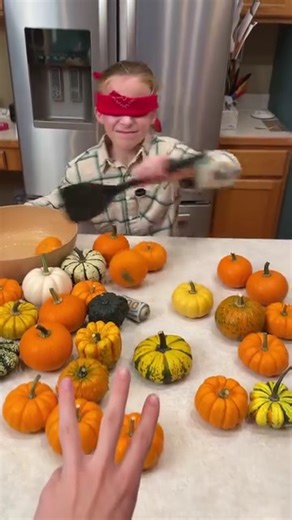 13K views · 144 reactions | "the Pumpkin Spatula Game  Kids, Dad, Mom, and family play festive fall table game with little pumpkins for money prizes. (for entertainment purposes only)"  This video was produced by Network Media and Benson Bros | Challenge Accepted | Facebook