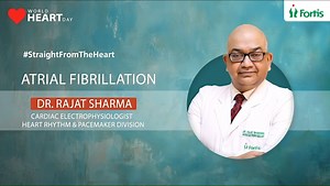 1M views · 380 reactions | Atrial fibrillation is the irregular beating of the heart. Dr. Rajat Sharma, Cardiac Electrophysiologist, Heart Rhythm & Pacemaker Division, Fortis Healthcare, is here to elaborate on this condition and make you aware of it so that you can care for your heart better. #StraightFromTheHeart #WorldHeartDay #HeartHealth #FortisHealthcare #AtFortisWeCare #Heart | Fortis Hospital Mohali | Facebook