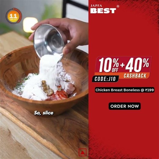 Dumdaar Chicken 65 Starts with Japfa Best – Juicy, Tender & Just ₹199!