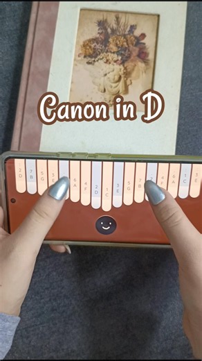 EASY Canon in D| Pachelbel| Keylimba Tutorial #shorts #canon #easy #cover #music