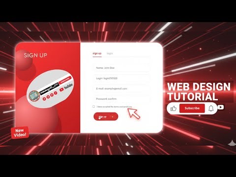 Modern Sign Up Form | Frontend UI Design 🔥