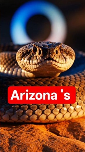 Arizona Black Rattlesnake😱 #facts #shorts