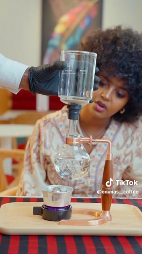 ever brewed coffee with a siphon, it's like since class meets coffee art.swip through for a full tutorial -no stress just vibes on Emma's #emmas #fyp #macchiato #siphon