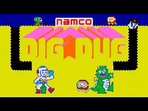 Dig Dug (Arcade) Playthrough longplay video game