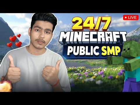 Minecraft Public Smp Live Stream🤯 | Minecraft SMP 🔴LIVE🔴 #shorts