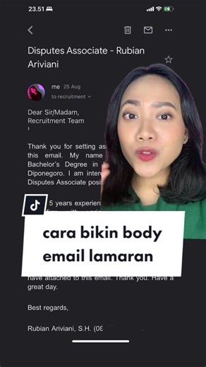 Cara Bikin Body Email Lamaran Kerja yang Efektif