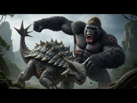 Watch Now: EPIC BATTLE: King Kong vs Ankylosaurus - Ultimate Kaiju Duel!