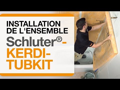 Comment installer l’ensemble Schluter®-KERDI-TUBKIT