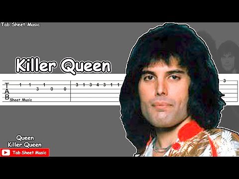 Queen - Killer Queen Guitar Tutorial