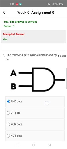 Digital Design with Verilog WEEK 0 KEY NPTEL 2026
