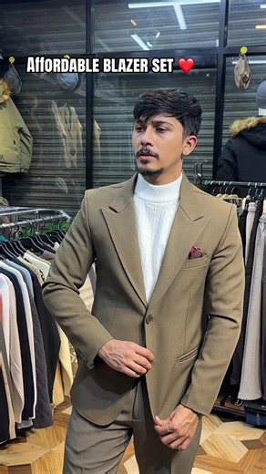 Affordable Blazer Set for Stylish Menswear