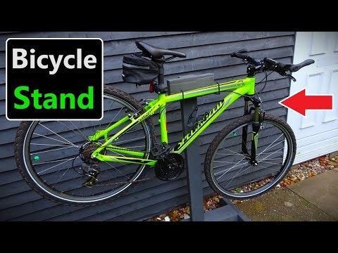 DIY Bicycle Stand from Scrap Wood - Woodworking on a Budget!