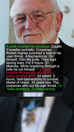 1 Windpipe-Crushed Corpsman Saved 31 Men Breathing Through Hole| Military History Talks