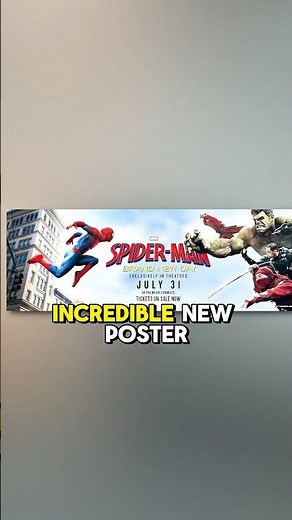 NEW SPIDER-MAN BRAND NEW DAY POSTER REVEALED! 🤯