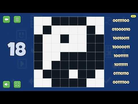 ¡Convierte Código Binario en Pixel Art! ⚪⬛ Aprende Pensamiento Computacional jugando