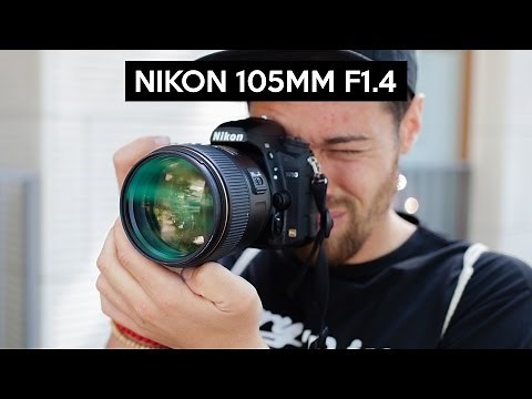 Nikon 105mm F1.4 hands on | english review | TOP portrait lens | Nikon D750