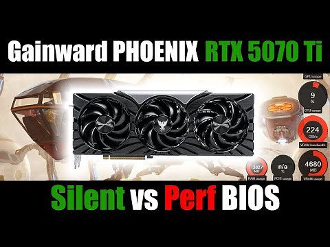 Gainward RTX 5070 Ti PHOENIX GS | Silent vs Perf BIOS