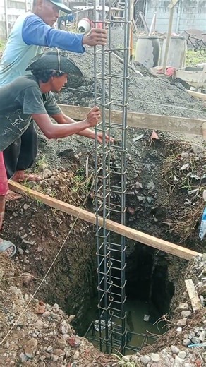 more precise column base installation using guide threads.