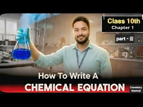 How to write a chemical equation?