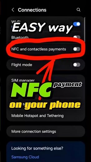 How to Turn On NFC on Samsung Phone | Samsung NFC Settings #tech #smartphone #technology
