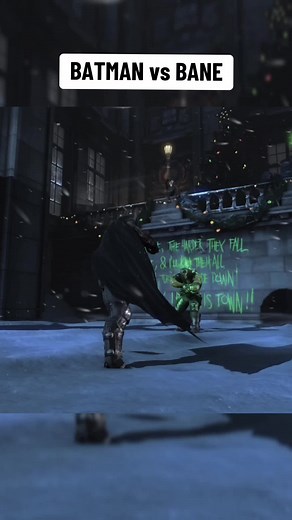 Epic Batman vs Bane Showdown in Batman Arkham Games