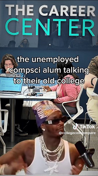 use collegecostcompare.com to see if all those years of struggling in compsci degree helps in the end 😩😩 #compsci #major #college #unemployed