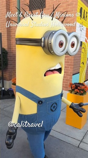 Meet & Greet Gru /!Minnion ​Universal Studios Hollywood #subscribe#new#ytshorts#travel#explore