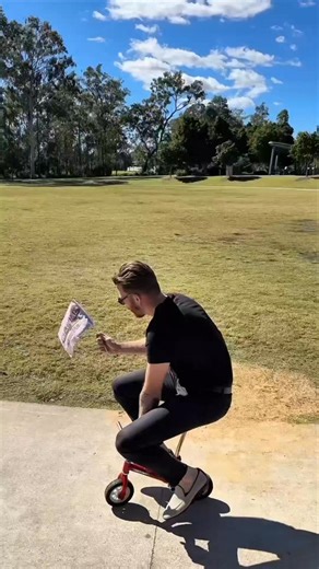 11K views · 51 reactions | Some real estate agents just hand over keys... but not Nathan Simon » All Properties Group ... he celebrated my move to Pimpama with a clown bike lap around Pimpama.  Can you see what his little flag reads?  Zany and professional - just the way we like things around here!!  It's goodbye Oxenford and hello Gainsborough Greens for me. Are any of my new neighbours on this page I wonder? Admin Dom  | South East Queensland Community | Facebook