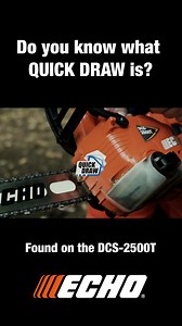 QUICK DRAW allows arborists to hook or unhook their chainsaw with one fluid motion. We think it's a game changer. #echotools | ECHO Global
