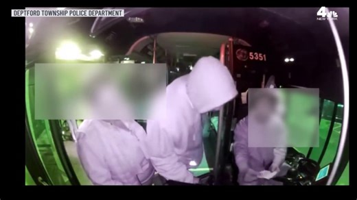 Video shows NJ Transit bus driver take punch to face