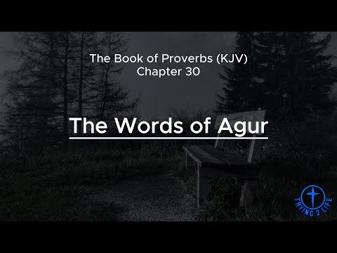 The Book of Proverbs (KJV) / Chapter 30 / The Words of Agur and God’s Pure Word