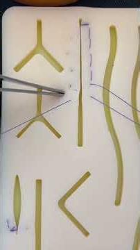 Vertical Mattress Suture (Donati Stitch) Tutorial | Surgical Suturing Practice #shorts