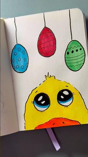 Draw This Adorable Easter Chick 🐣💛