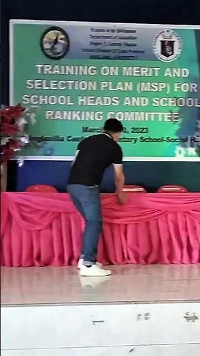 Energizer during Teachers Seminar